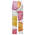 thumbnail image 6 of Sweets And Rainbow Lollipops Pattern Winter Female Pants Flannel High Waist Women Pants Lady Warm Straight Leg Plush Trousers, 6 of 7