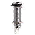 thumbnail image 2 of Guitar Output Jack, Standard Thread Straight Cylinder Electric Guitar Jack Rustproof  For Musical Instruments Gold,Black,Silver, Black, 2 of 8
