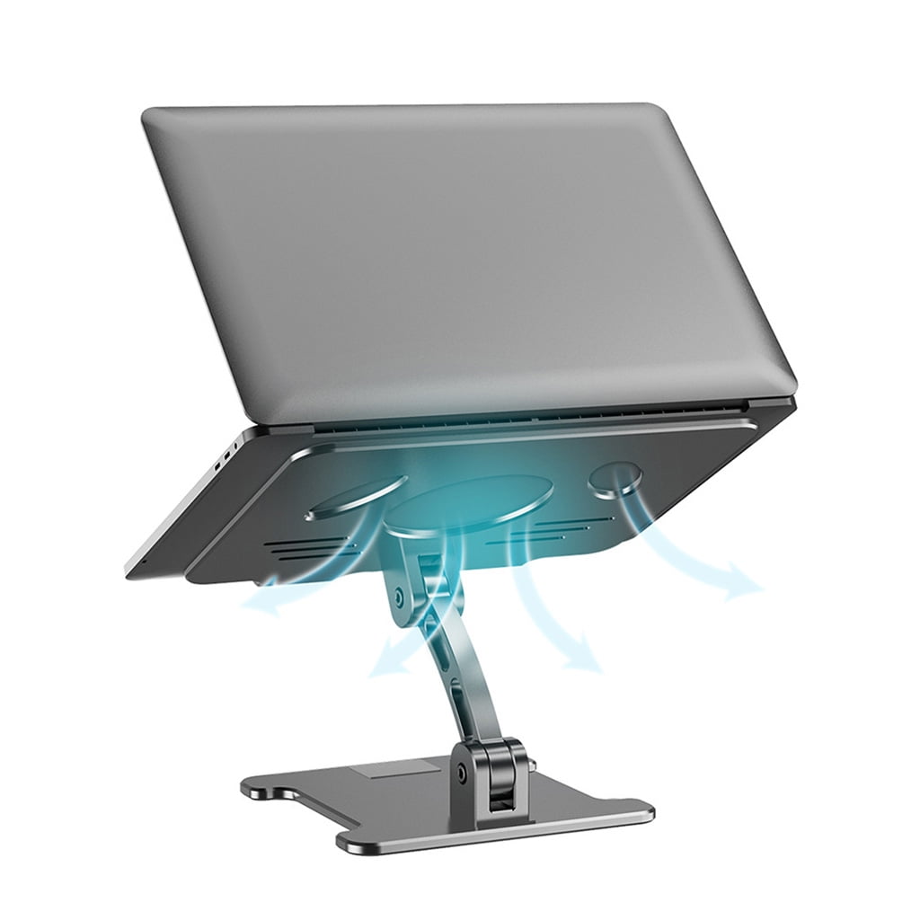 lanema Foldable Anlge Adjustable Laptop Extension Cooling Holder for Home Office Laptop Stand Riser Organizer