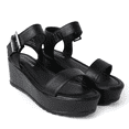thumbnail image 3 of J. Adams Surf Platform Sandals for Women - Ankle Strap Open Toe Heels -Stylish Vegan Leather Sandals, 3 of 7