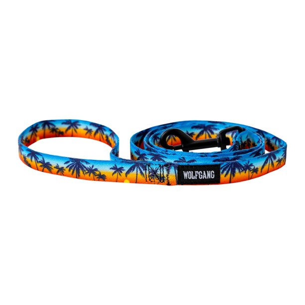 Leash Wolfgang Man & Beast Sunset Palms Print, tamaño pequeño, 800 libras