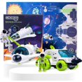 thumbnail image 1 of Space Toys - Rocket Ship Toys for Kids 3-5 Include Space Shuttle with Light and Sound, Space Rover, 2 Astronaut Toys, Special Educational Mat with Solar System Toy, Space Playset., 1 of 8