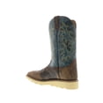 thumbnail image 6 of Old West Tan/Turquoise Mens Leather 9in Cowboy Boots 8D, 6 of 8