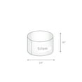 thumbnail image 5 of Pouf Eclipse argent en velours – Pouf rond avec housse lavable et rembourrage en billes, idéal comme siège ou repose-pieds pour salon, chambre à coucher ou bureau, 5 of 5