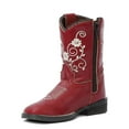 thumbnail image 4 of TuffRider Toddler Fire Red Floral Western Boot, 4 of 8
