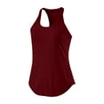 thumbnail image 5 of Womens Racerback Tank Tops with Built in Bra Casual Sport Workout Yoga T Shirt Sleeveless Athletic Gym Tees (M, Wine), 5 of 7