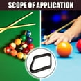 thumbnail image 3 of SEWACC 1Pcs Wood Billiard Rack Rhombus Shape Style Black Color For Room Billiard Accessories, 3 of 8