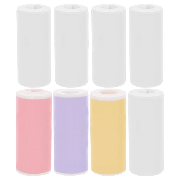 8 rollos de papel para impresora térmica, rollos de papel térmico, papel para mini impresora, etiquetas adhesivas térmicas, rollo térmico, mini impresora, rollos de papel para impresora térmica