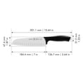 thumbnail image 3 of J.A. Henckels International Silvercap 7" Hollow Edge Santoku Knife, 3 of 5