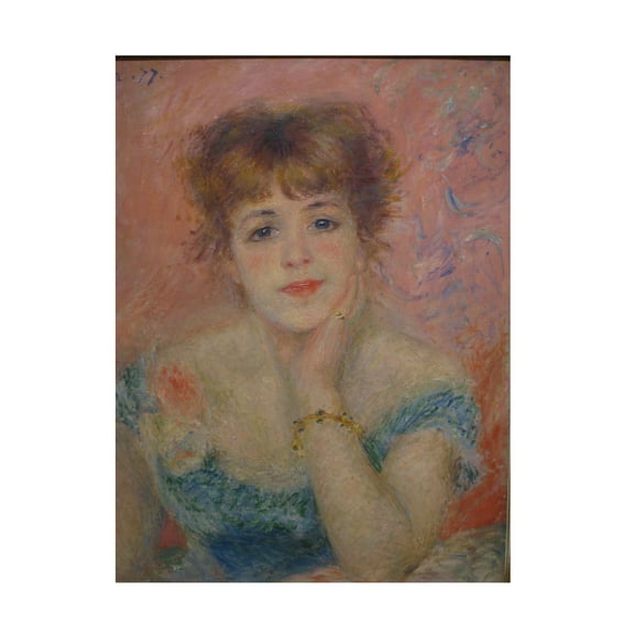 Renoir 'Actree Jeane Samary' Canvas Art