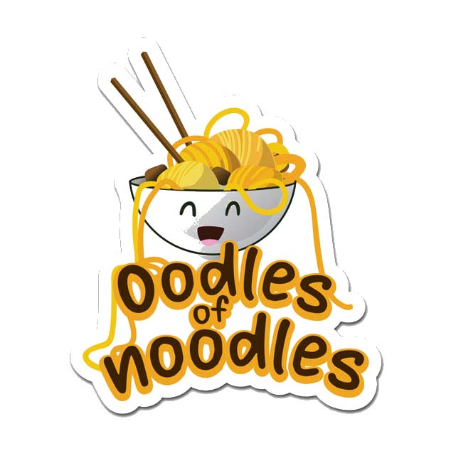Oodles Of Noodles 12" 24" 36" 48" Peel And Stick Wall Art Removable