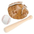thumbnail image 4 of HAMPPLIES 1 Set Mini Baseball Kit Miniature Sports Items For Mini House Accessories, 4 of 8