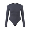 thumbnail image 5 of No Boundaries Crewneck Bodysuit with Long Sleeves, Women's and Women’s Plus, 5 of 5