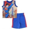 Superman Boys' "Flying Hero" 2-Piece Muscle Top & Shorts Set (7)