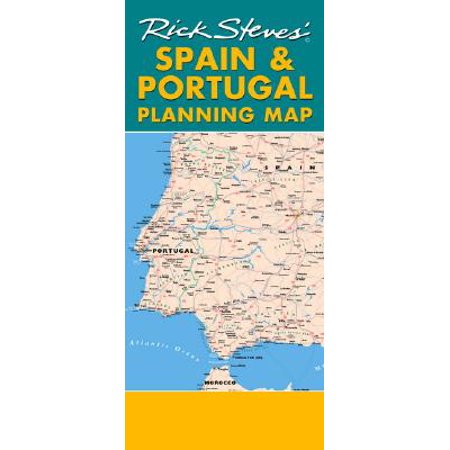Rick steves spain & portugal planning map : including barcelona, madrid & lisbon city maps: (Best Way To Travel Spain And Portugal)