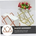 thumbnail image 5 of Vertical Napkin Holder,Iron V-shape Napkin Holder,Kitchen Table Decoration,Large Capacity Hotel Square Tissue Holder,Metal Freestanding Tissue Holder(Rose Gold C), 5 of 9