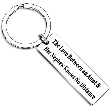 Aunt Gifts from Nephew Aunt Keychain The Love Between a Aunt and Nephew