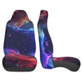 thumbnail image 3 of Sikiie Cosmic Cat Psychedelic Journey Car Seat Protector 2 Pack Car Seat Cushion Mat, Car Seat Covers for SUV, Truck, Van, 3 of 7