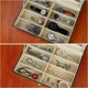 thumbnail image 4 of Caja de anteojos de sol de cuero sintético - 8 ranuras - Estuche/relojes negros con cerradura para hombres y mujeres33.7 * 25.3 * 8 cm TUNC Sencillez, 4 of 5