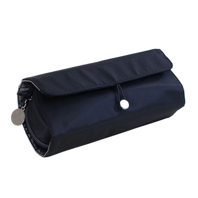 Organizador de brochas de maquillaje portátil, bolsa para brochas de maquillaje para viaje, puede contener más de 20 brochas, bolsa de cosméticos, funda enrollable para brochas de maquillaje