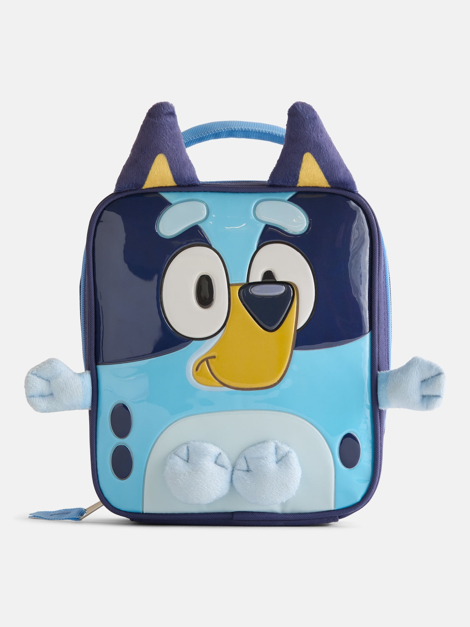 BBC Bluey Unisex Clear Backpack Set with Lunch Bag and Keychain, 3