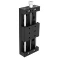 thumbnail image 1 of Mesa deslizante con plataforma de ajuste en X, plataforma deslizante en X de aluminio, plataforma de ajuste manual en X, plataforma deslizante de engranajes, confiable y duradera, 1 of 8