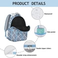 thumbnail image 4 of "Trendy Tribal Print Backpack - Boho Fashion Daypack for College Students, Roomy 17” Laptop Compartment & Durable Fabric for Campus Life", 4 of 6