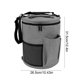 thumbnail image 3 of Bolsa redonda para guardar hilo, bolsa de tejido, organizador de ganchillo para agujas, ganchos y accesorios, soporte portátil para materiales de manualidades para el hogar o para viajar., 3 of 6