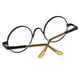 thumbnail image 5 of Gafas con montura redonda y lentes transparentes Hippy para muñecas Takara Blythe de 12 pulgadas Negro, 5 of 7