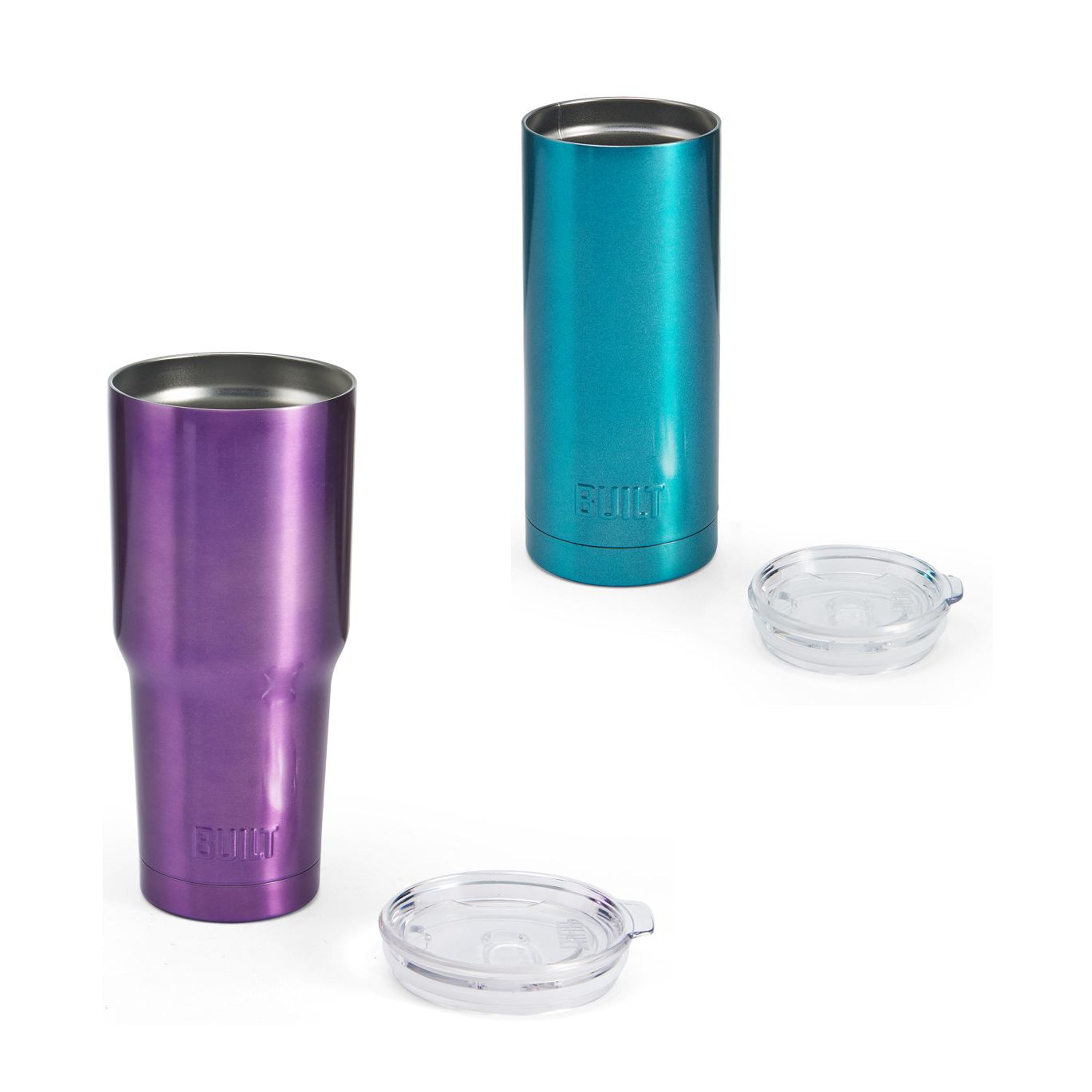 30 oz Purple Reusable Stainless Steel Double Insulated Tumbler – The Market  Place