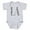Heather Gray, variant on CafePress - LA Los Angeles - Cute Infant Bodysuit Baby Romper - Size Newborn - 24 Months