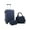 Blue, variant on Travelers Club Chicago 3-Piece Expandable Carry-on ABS Hard Side Luggage Travel Set, Red
