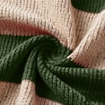 thumbnail image 5 of Noric Women's Striped Maxi Dresses V-Neck Short Sleeve Knit Cover Up Loose Fit Summer Beach Dresses with Side Slit, 5 of 6