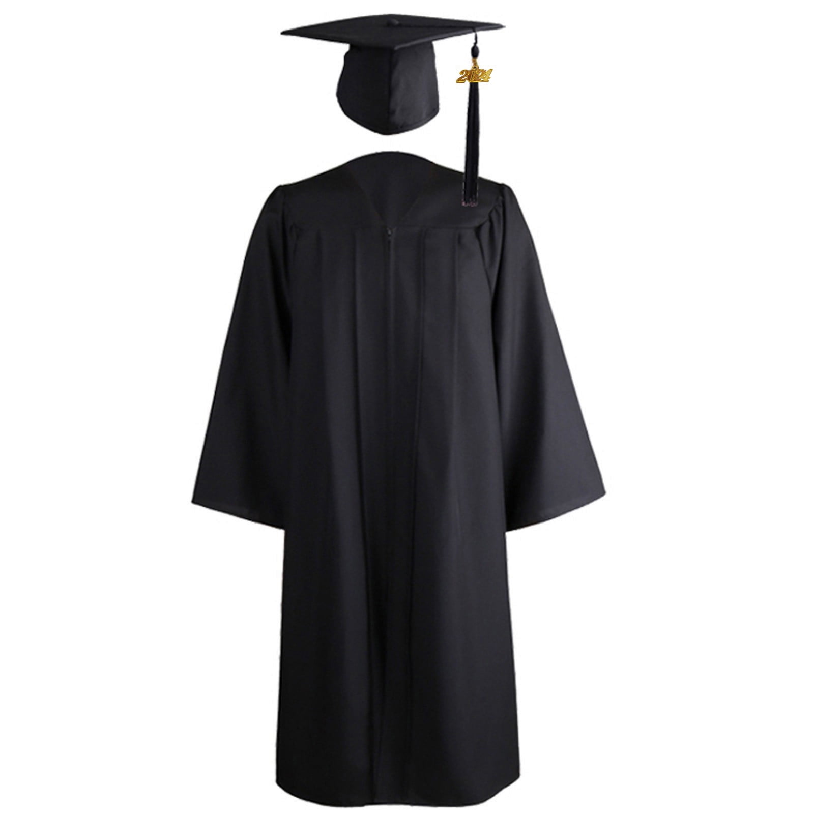 JIKNTTR Matte Graduation Gown Cap Tassel Set Adult Student Graduation Set  Hat Gown Gown Tassel Pendant Dress Other Outdoor Travel Hiking Vest -  Walmart.com