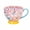 Beauty Pink, variant on HDJNal Hand Painted Ceramic Coffee Mug, Large Floral Tea Cup, Vintage Boho Stoneware Mug 20 oz