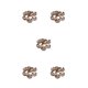 thumbnail image 1 of Minnieouse 50 piezas de accesorios de Base de broche, broches portátiles para manualidades, joyería, carcasa de disco de malla, Kit surtido, Type2 NO2, 1 of 6