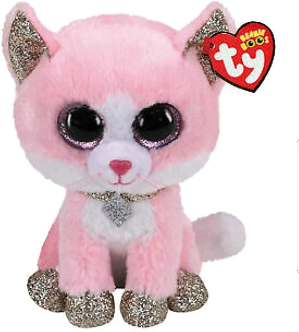 TY Beanie Boos -Amaya the Cat ( Exclusive) (Glitter Eyes) Small 6