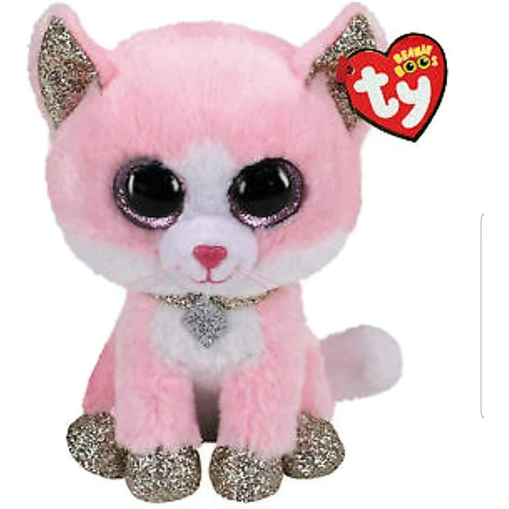 Ty Beanie Boos Amaya The Cat Exclusive Glitter Eyes Small 6 Plush 5182