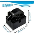 thumbnail image 3 of HQRP 2-Pack QP2-4.7 4.7 Ohm 1-Pin PTC Starter / Start Relay Replacement for Sunbeam SBWC033A1S Wine Cooler, 3 of 8