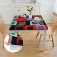 thumbnail image 2 of Modern Tablecloth, Like Design with Details with Image Print, Rectangular Table Cover for Dining Room Kitchen Decor, 2 of 8