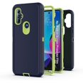 thumbnail image 1 of wonima11 for Moto G Play 2023 Case,Heavy Duty Protective Case with [3 in 1] Rugged Rubber Shockproof Protection Cover for Motorola G Play 2023(Dark Blue/Green), 1 of 1