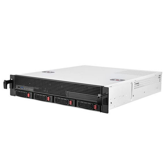 SilverStone Technologies RM21-304 Micro-ATX 2U Étui Serveur pour SilverStone Technology, 3.5 x 2.5 Po. Hot Swap Bays (Neuf), 1 Unité