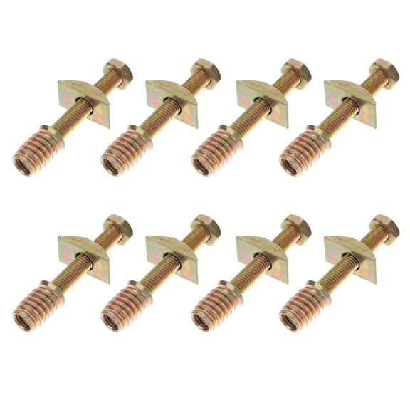 8 Sets Bed Board Connector Hardwares Carriage Bolts Crib Kit Sound card Frame Parts