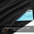 thumbnail image 6 of BALEAF Men's Lightweight Jogger Pants Workout Running Athletic Training Gym Quick Dry Tapered Joggers Zipper Pockets Black XL, 6 of 7