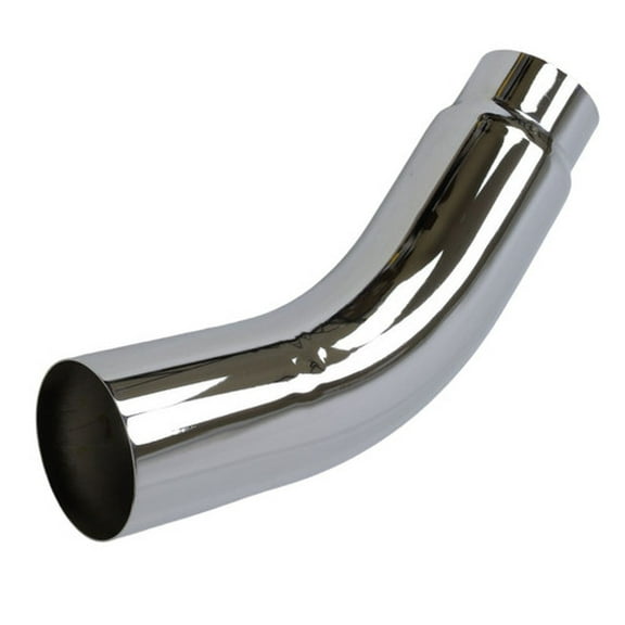 Wesdon Diesel Exhaust Elbow Tip, 5.00" Inlet, 6.00" x 23.00", Polished Chrome, 304 Stainless Steel