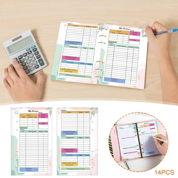 CCOCC Academic Planner 2025-2026,A6 Planner Sheets And Budget Sheets Monthly Weekly Planner Insert Pages 6 Hole Expense Or A6 Planner Cover Budget Bill Savings Organizer
