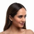 thumbnail image 4 of Aretes para Mujer LuckyLy de Mariposa con Cristal y Zirconias, Modelo Gina dorado UNITALLA, 4 of 7