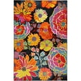 thumbnail image 1 of Unique Loom Lyon Tapis de Jardin 6' x 9' Rectangle Noir/jaune, 1 of 2