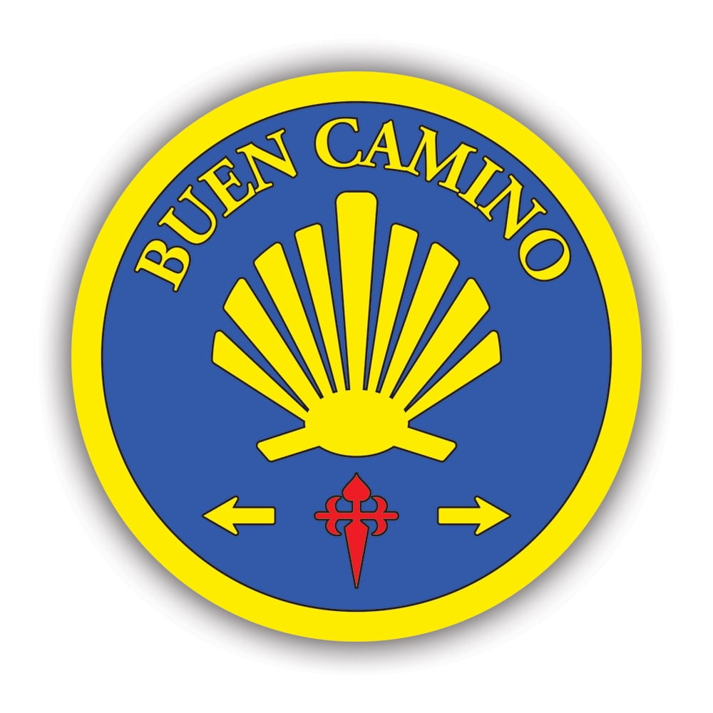 St. James / Santiago De Compostela Maltese Cross Decal Sticker - Vinyl Die-Cut