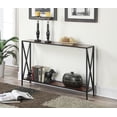 thumbnail image 2 of Convenience Concepts Tucson Console Table in Black Metal and Cherry Wood Finish, 2 of 5